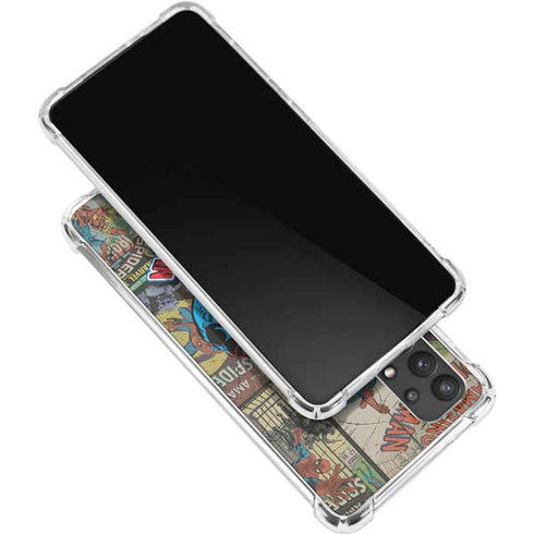 Marvel Classic Comics Amazing Spider-Man Collage Galaxy A32 5G Clear Case