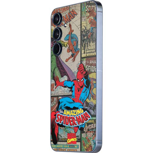 Marvel Classic Comics Amazing Spider-Man Collage Galaxy A35 5G Skin