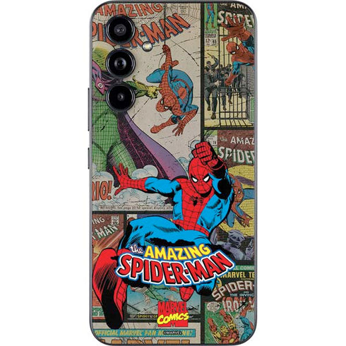 Marvel Classic Comics Amazing Spider-Man Collage Galaxy A54 5G Skin
