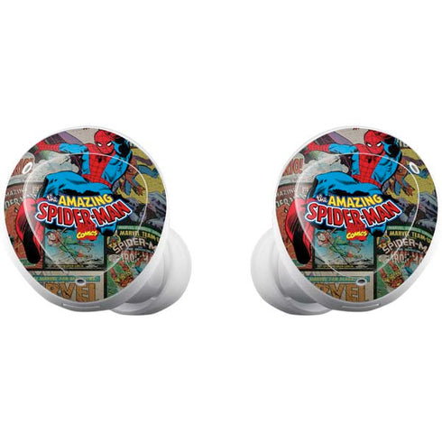 Marvel Classic Comics Amazing Spider-Man Collage Galaxy Buds Plus Skin