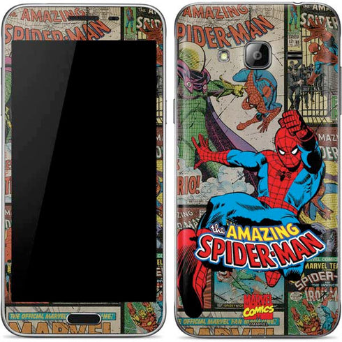 Marvel Classic Comics Amazing Spider-Man Collage Galaxy J3 Skin