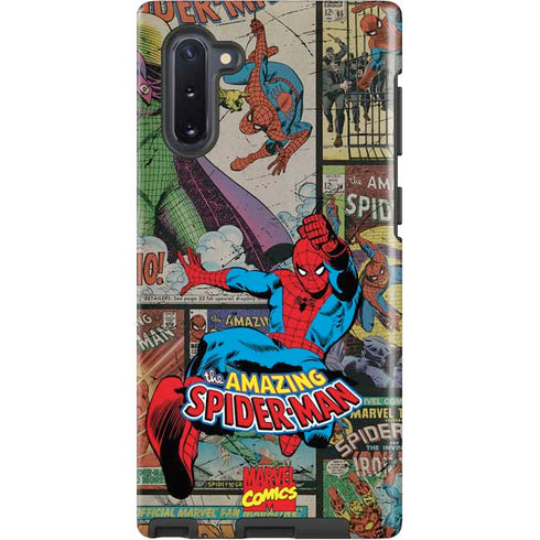 Marvel Classic Comics Amazing Spider-Man Collage Galaxy Cases