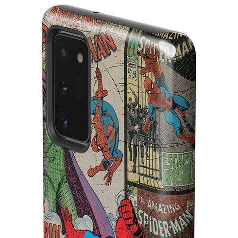 Marvel Classic Comics Amazing Spider-Man Collage Galaxy Note20 5G Pro Case