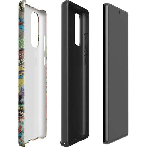 Marvel Classic Comics Amazing Spider-Man Collage Galaxy Note20 5G Pro Case
