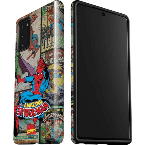Marvel Classic Comics Amazing Spider-Man Collage Galaxy Note20 5G Pro Case
