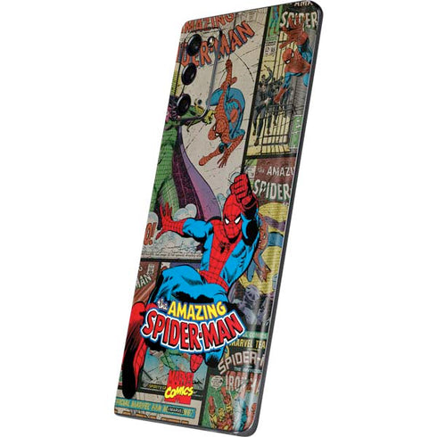 Marvel Classic Comics Amazing Spider-Man Collage Galaxy Note20 5G Skin
