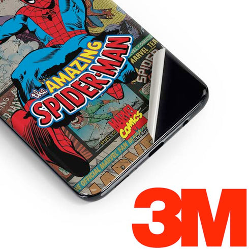 Marvel Classic Comics Amazing Spider-Man Collage Galaxy S10 Plus Skin
