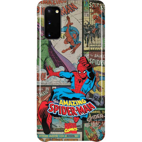 Marvel Classic Comics Amazing Spider-Man Collage Galaxy S20 Lite Case