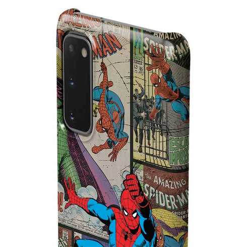 Marvel Classic Comics Amazing Spider-Man Collage Galaxy S20 Lite Case