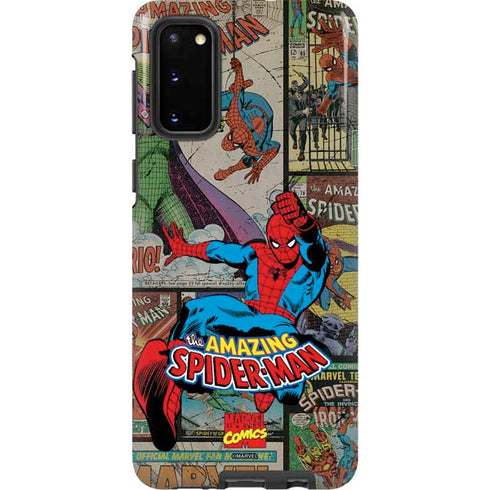 Marvel Classic Comics Amazing Spider-Man Collage Galaxy S20 Pro Case