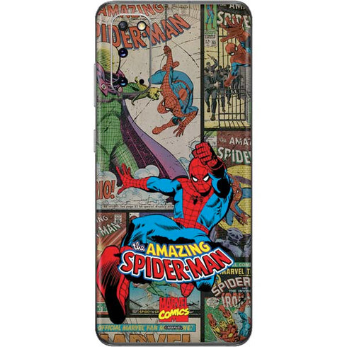 Marvel Classic Comics Amazing Spider-Man Collage Galaxy S20 Skin