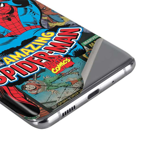 Marvel Classic Comics Amazing Spider-Man Collage Galaxy S20 Ultra 5G Skin