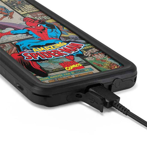 Marvel Classic Comics Amazing Spider-Man Collage Galaxy S20 Waterproof Case