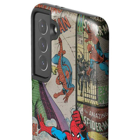 Marvel Classic Comics Amazing Spider-Man Collage Galaxy S21 5G Pro Case