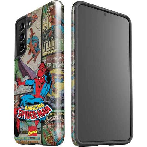 Marvel Classic Comics Amazing Spider-Man Collage Galaxy S21 5G Pro Case