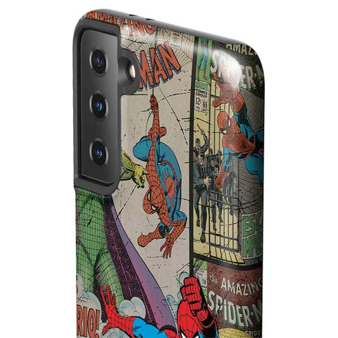 Marvel Classic Comics Amazing Spider-Man Collage Galaxy S21 Plus 5G Pro Case
