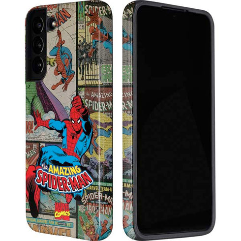 Marvel Classic Comics Amazing Spider-Man Collage Galaxy S22 Pro Case