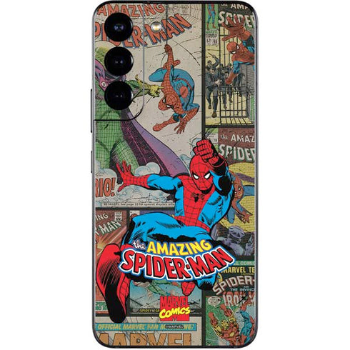 Marvel Classic Comics Amazing Spider-Man Collage Galaxy S22 Skin
