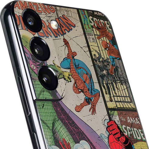Marvel Classic Comics Amazing Spider-Man Collage Galaxy S22 Skin