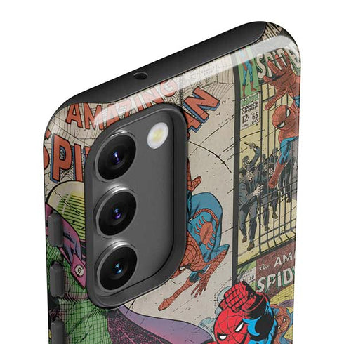 Marvel Classic Comics Amazing Spider-Man Collage Galaxy S23 Plus Pro Case