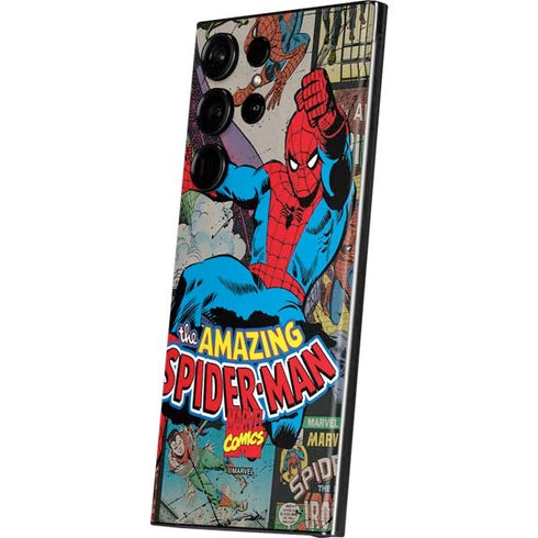 Marvel Classic Comics Amazing Spider-Man Collage Galaxy Skins