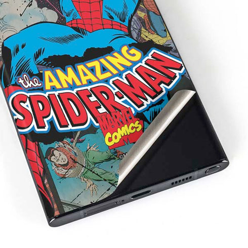 Marvel Classic Comics Amazing Spider-Man Collage Galaxy S23 Ultra Skin