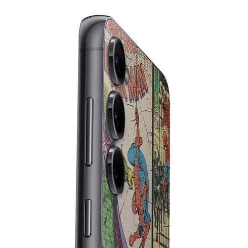 Marvel Classic Comics Amazing Spider-Man Collage Galaxy S24 Plus Skin