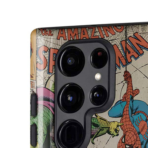 Marvel Classic Comics Amazing Spider-Man Collage Galaxy S24 Ultra Impact Case