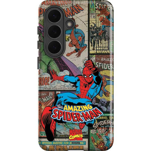 Marvel Classic Comics Amazing Spider-Man Collage Galaxy S26 Impact Case
