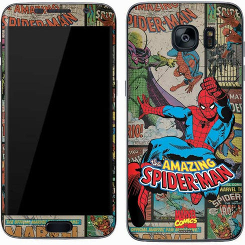 Marvel Classic Comics Amazing Spider-Man Collage Galaxy S7 Skin