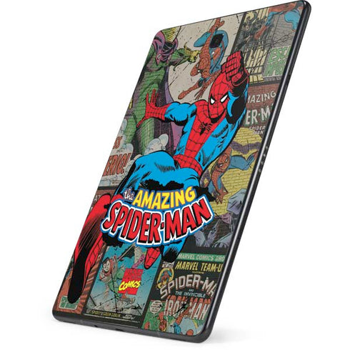 Marvel Classic Comics Amazing Spider-Man Collage Samsung Galaxy Tab Skin