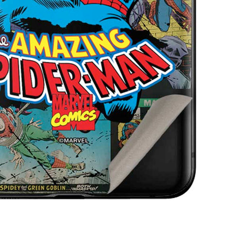 Marvel Classic Comics Amazing Spider-Man Collage Galaxy Z Flip Skin