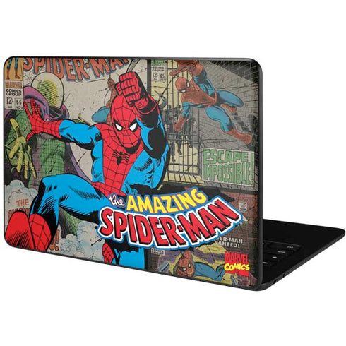 Marvel Classic Comics Amazing Spider-Man Collage Google Pixelbook Go Skin