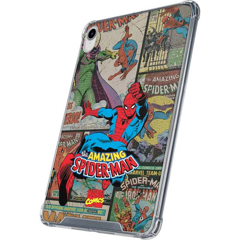 Marvel Classic Comics Amazing Spider-Man Collage iPad 11th Gen (2025) Clear Case