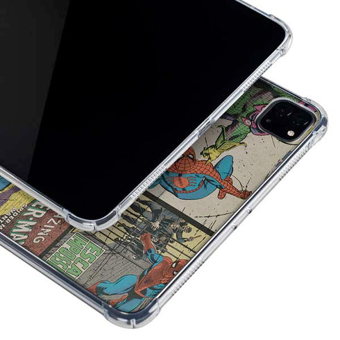 Marvel Classic Comics Amazing Spider-Man Collage iPad Pro 11in (2024) Clear Case