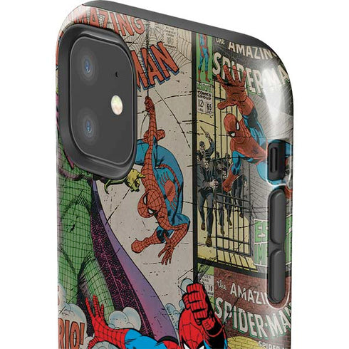 Marvel Classic Comics Amazing Spider-Man Collage iPhone 11 Impact Case