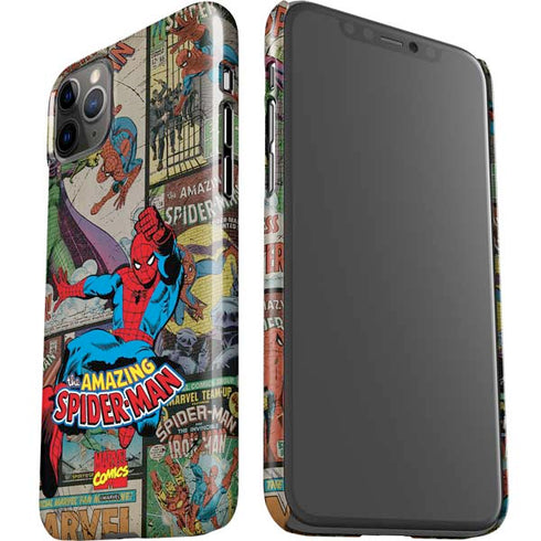 Marvel Classic Comics Amazing Spider-Man Collage iPhone 11 Pro Max Lite Case