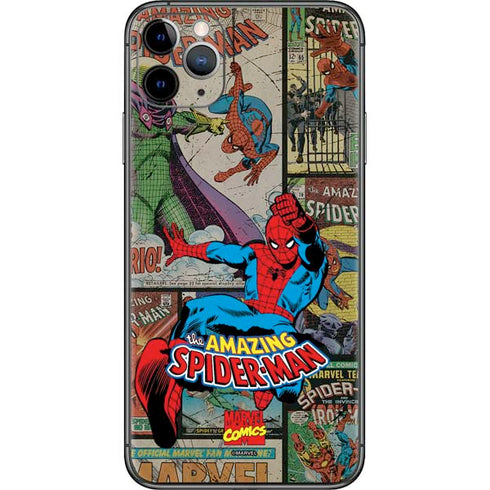 Marvel Classic Comics Amazing Spider-Man Collage iPhone 11 Pro Max Skin
