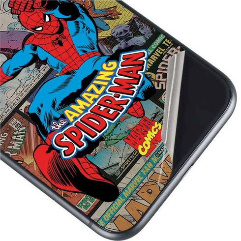 Marvel Classic Comics Amazing Spider-Man Collage iPhone 11 Skin