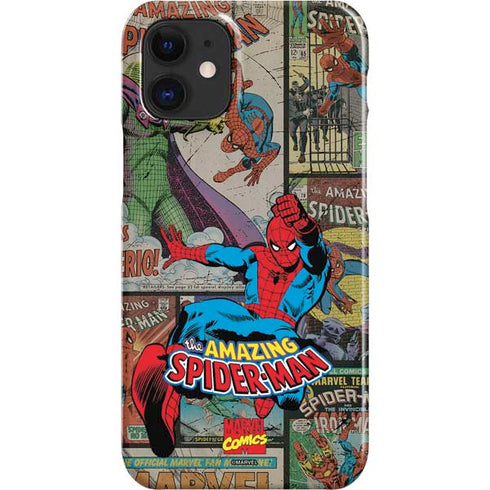 Marvel Classic Comics Amazing Spider-Man Collage iPhone 12 Mini Lite Case