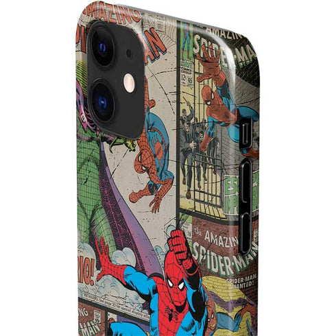 Marvel Classic Comics Amazing Spider-Man Collage iPhone 12 Mini Lite Case