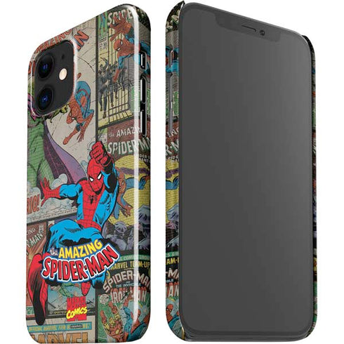 Marvel Classic Comics Amazing Spider-Man Collage iPhone 12 Mini Lite Case