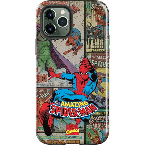 Marvel Classic Comics Amazing Spider-Man Collage iPhone 12 Pro Max Impact Case
