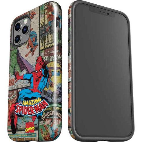 Marvel Classic Comics Amazing Spider-Man Collage iPhone 12 Pro Max Impact Case