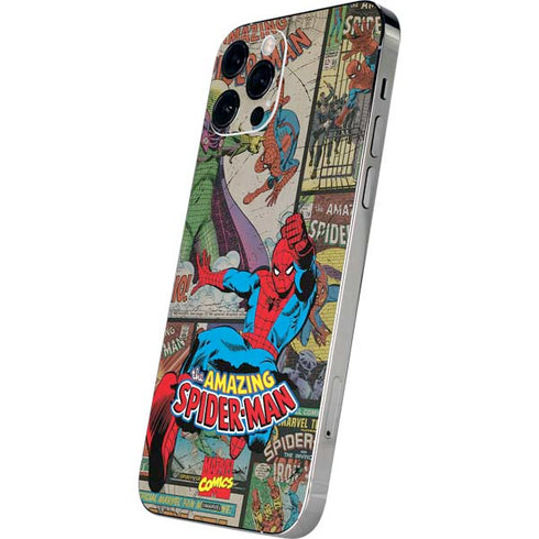 Marvel Classic Comics Amazing Spider-Man Collage iPhone 12 Pro Max Skin