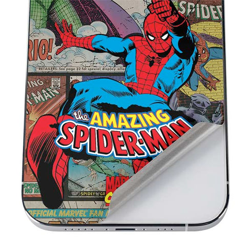 Marvel Classic Comics Amazing Spider-Man Collage iPhone 12 Pro Skin