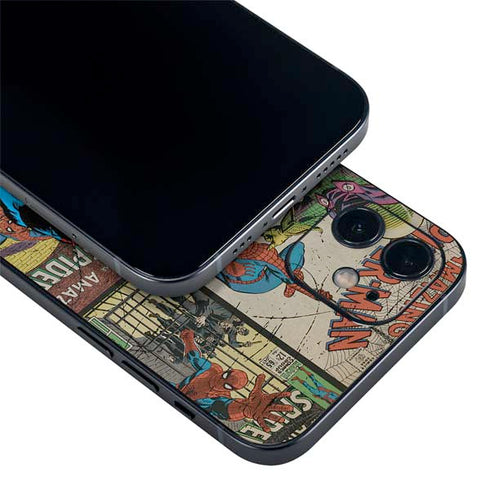 Marvel Classic Comics Amazing Spider-Man Collage iPhone 12 Skin