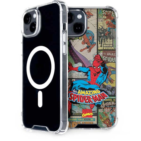 Marvel Classic Comics Amazing Spider-Man Collage iPhone 13 MagSafe Case