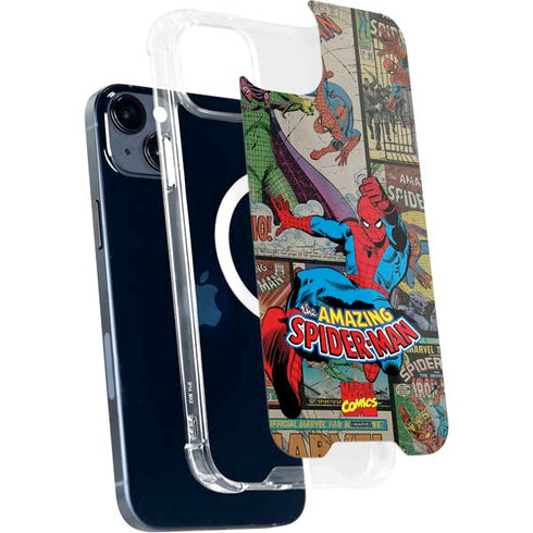 Marvel Classic Comics Amazing Spider-Man Collage iPhone 13 MagSafe Case