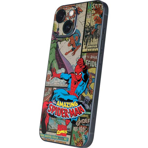 Marvel Classic Comics Amazing Spider-Man Collage iPhone 13 Mini Skin